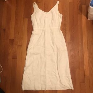 J.Crew White Linen Dress